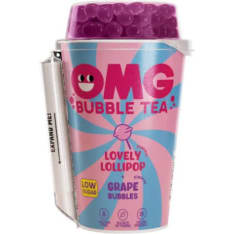 OMG Bubble Tea Lovely Lollipop Rypäle palloilla 265ml virvoitusjuoma