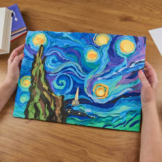 OktoClay Starry night 3D-maalaus