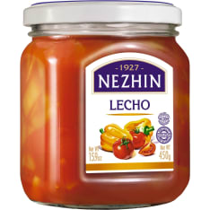 Nezhin Lecho 450 g paprika tomaatissa