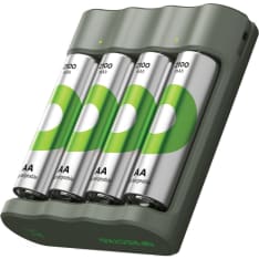 GP ReCyko B441 laturi + 4xAA 2100mAh paristo