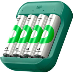 GP Recyko akkulaturi B423 + 4 x AA 2100mAh akut