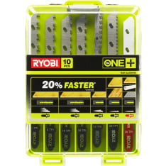 Ryobi RAK10JSBWM 10-piece jigsaw blade set