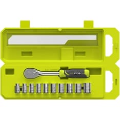 Ryobi RHRS11PC 11-osainen 3/8" hylsysarja