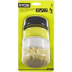 Ryobi RADPP75 polishing wheel set
