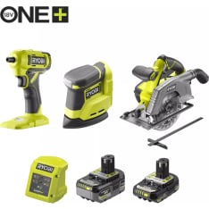 RYOBI R18CK3G-242G 18V ONE+ cordless power tool set
