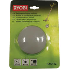 Ryobi RAC122 line reel and cover for electric grass trimmers