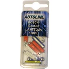 Autoline Bosch 10pc porcelain fuse assortment