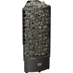 SAWO Aries Corner Black Ni2 separate control electric heater