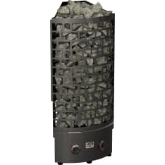 SAWO Aries Corner Black NB fixed control electric heater