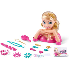Ultimate Sparkle Girlz Princess Hair Styling Head kampauspää