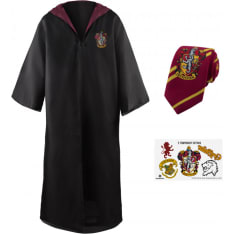 Harry Potter Rohkelikko rooliasu - viitta, solmio & tatuoinnit