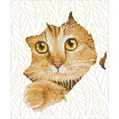 Diamond Dotz Kitten Peek 37x45cm timanttityö