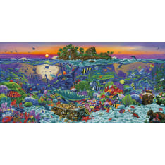 Diamond Dotz Coral Reef Island 132x65cm diamond work