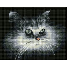 Diamond Dotz Shadow Cat 25x32cm diamond work