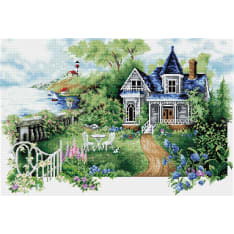 Diamond Dotz Summer Hideaway 90x61cm diamond work
