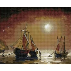 Diamond Dotz ‘Asleep at Sea’ diamond craft project