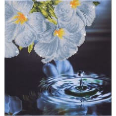 Diamond Dotz Water droplet 32x35cm diamond work