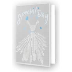 Diamond Dotz Special Day greeting card diamond work