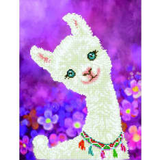 Diamond Dotz Lulu Llama 32x42cm timanttityö