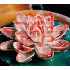 Diamond Dotz Lotus diamond craft