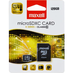Maxell Micro SDXC 128GB CLASS 10 muistikortti adapterilla