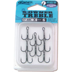 Owner ST36 black 3-prong hook