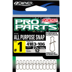 Owner All Purpose Snap 12 kpl viehelukko