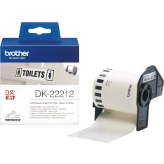 Brother DK-22212 white film tape roll 62mm