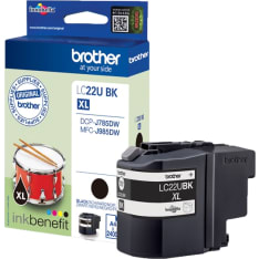 Brother LC22UBK black large color cartridge