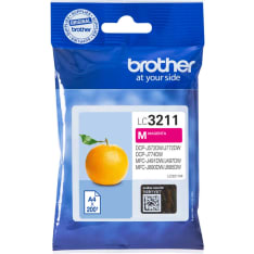 Brother LC3211M LC-3211 Magenta mustepatruuna