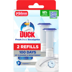 WC Duck Eucalyptus Fresh Discs 2x36ml wc-raikastin täyttöpakkaus