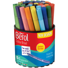 Berol Markers Colour Broad Assorted Colours 42-Tub