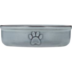 Mason Cash reactive pay blue ceramic dog bowl