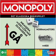 Hasbro Monopoly lautapeli (Ruotsinkielinen)