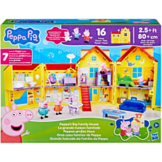 Pipsa Possu Peppas Big Fold Out House taitettava talo leikkisetti