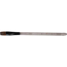 DR Graduate Flat Wash synthetic fiber/pony hair brush