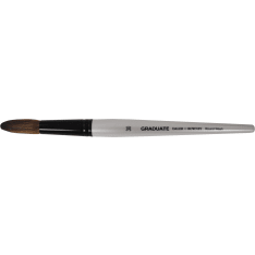 DR Graduate Oval Wash synthetic fiber/ponyhair brush