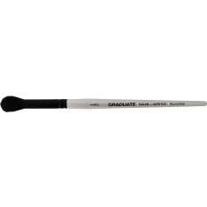 DR Graduate Black Goat Round Mop, Goat Hair brush