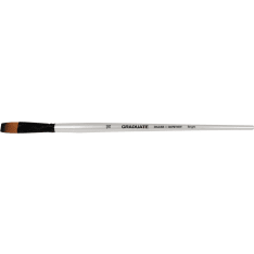 DR Graduate Synthetic Bright flat synthetic brush