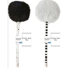 Fluffy pen spots & stripes