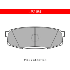 Delphi LP2154 Toyota Rear Brake Pad Set
