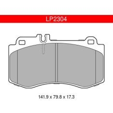 Delphi LP2304 Mercedes front brake pad kit