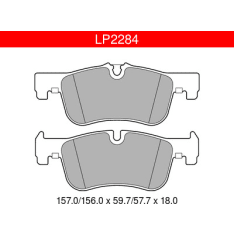 Delphi LP2284 BMW Front Brake Pad Set
