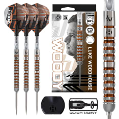 Harrows Luke Woodhouse 90% Series 3 QP dartstikat