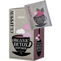 Clipper Organic Detox Infusion With Hibiscus, Nettle & Liquorice 40g / 20 bags