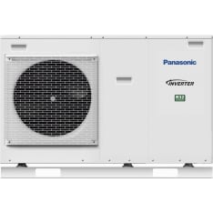 Panasonic Aquarea WH-MDC07J3E5 7kW High Performance J 1-phase Monoblock air-water heat pump outdoor unit and controller