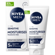 Nivea Men Sensitive Moisturiser 75ml kasvovoide