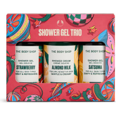 The Body Shop Shower Gel Trio lahjapakkaus