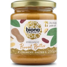 Biona Crunchy Luomu 250g maapähkinävoi
