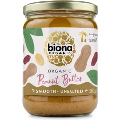 Biona Smooth Luomu 500g maapähkinävoi